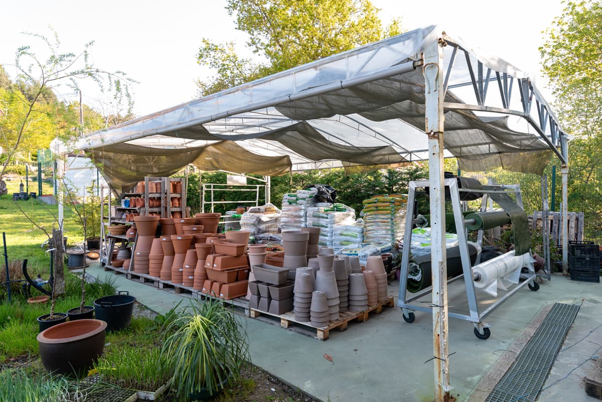 O Campo da Santieguiña, vivero de plantas en Pontevedra